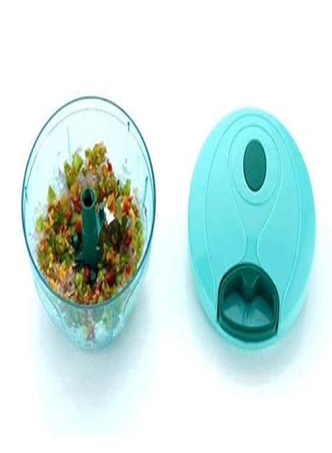 Hotmark 2 in 1 Handy Dori Plastic Vegetable & Fruit Chopper - 350 Ml,Multicolor - Image 3